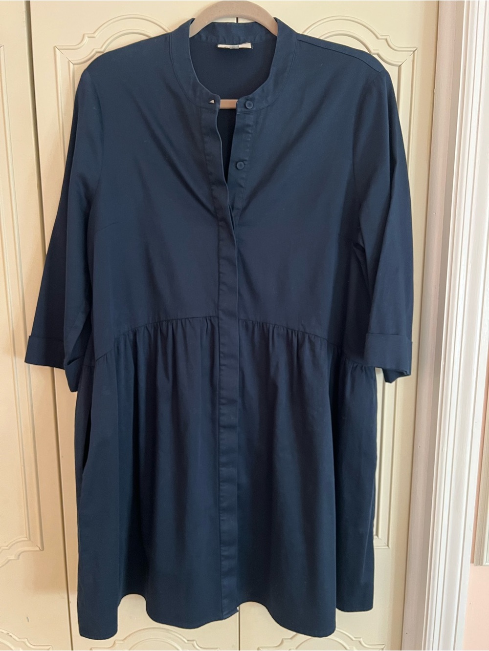Tuckernuck Navy Royal Shirt Dress